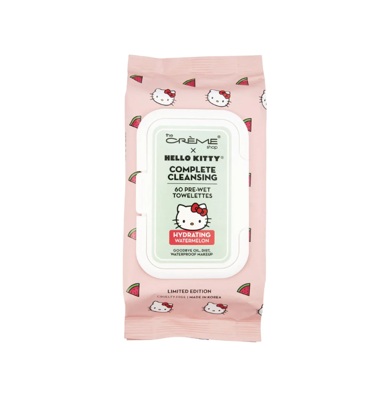 Hello Kitty Cleansing Towelettes - Hydrating Watermelon
