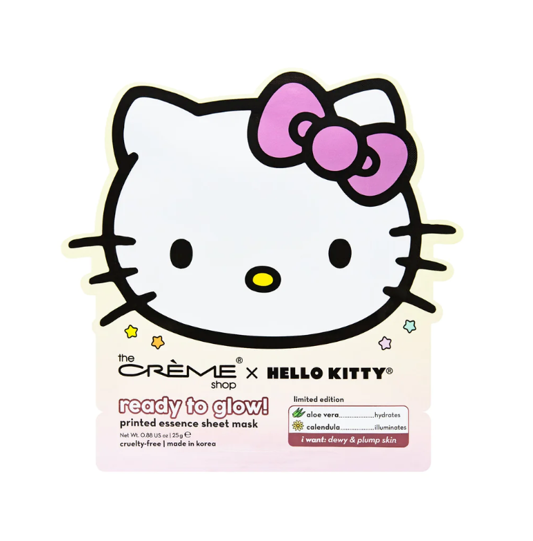 Hello Kitty Ready To Glow Essence Sheet Mask